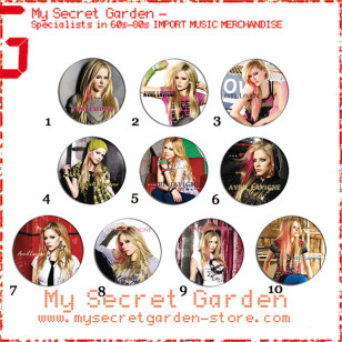Avril Lavigne -Abbey Dawn Pinback Button Badge Set 1a or 1b( or Hair Ties / 4.4 cm Badge / Magnet / Keychain Set )